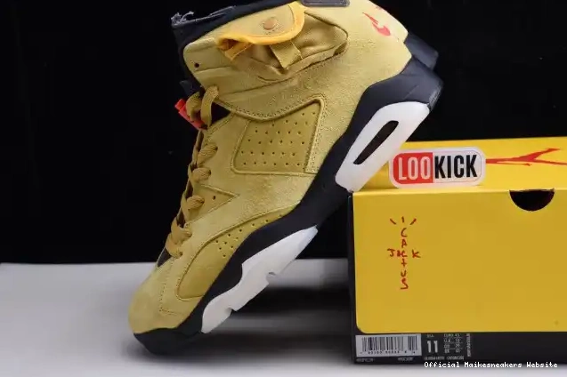 Official Maikesneakers 6 TRAVIS SCOTT YELLOW X AIR CN1084-300 JORDAN 0416